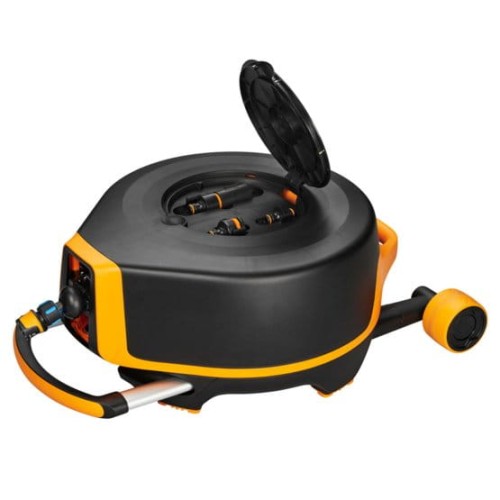 AUTOMATYCZNY BĘBEN Z WĘŻEM XL NA KÓŁKACH FISKARS 1025933