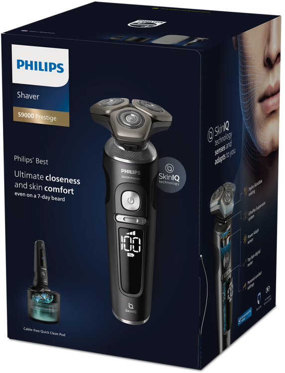 opakowanie golarka philips sp9840 32 prestige skiniq