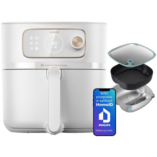 airfryer philips hd9876 25 frytkownica beztluszczowa akcesoria aplikacja