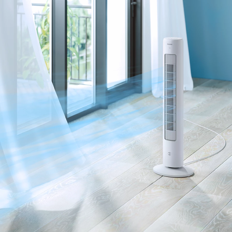 Wentylator wiatrak kolumnowy BIAŁY funkcja aromaterapii Philips CX5535/00