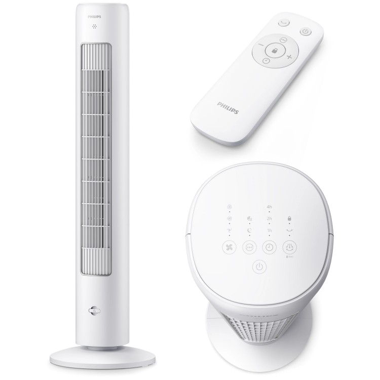 Wentylator wiatrak kolumnowy BIAŁY funkcja aromaterapii Philips CX5535/00