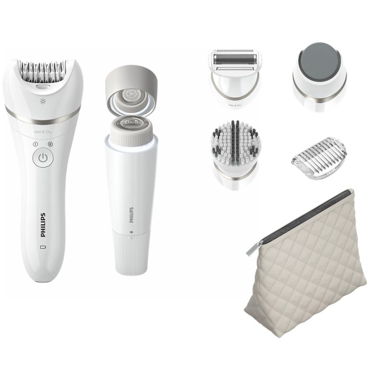 Zestaw depilatorów do ciała PHILIPS BRE770/92 Biały