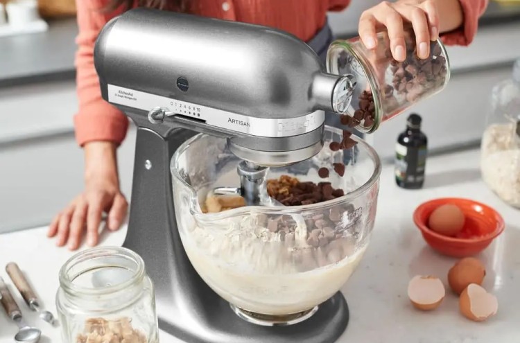 Robot Kuchenny KitchenAid Artisan 5KSM185PSEMS Srebrzystopopielaty