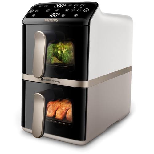 AirFryer Frytkownica beztłuszczowa PHILIPS Ovi Dual Basket NA462/80 10l