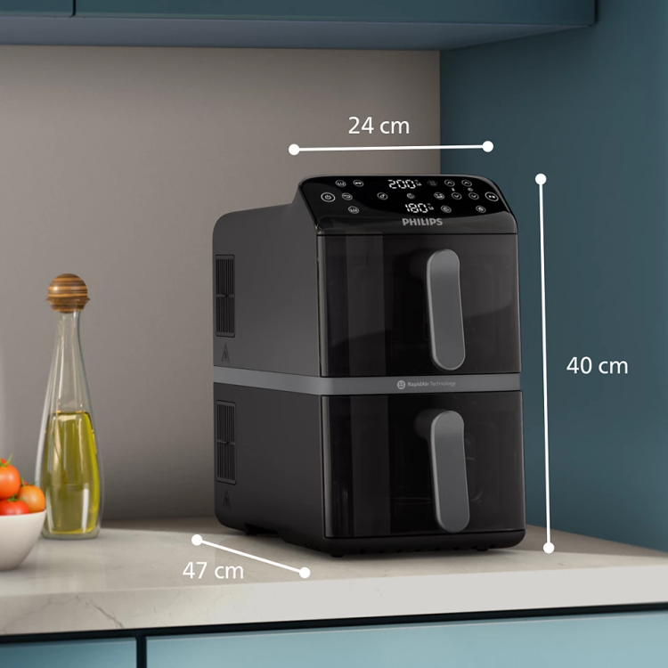 AirFryer Frytkownica beztłuszczowa NA460/00 PHILIPS Ovi Dual Basket 10l