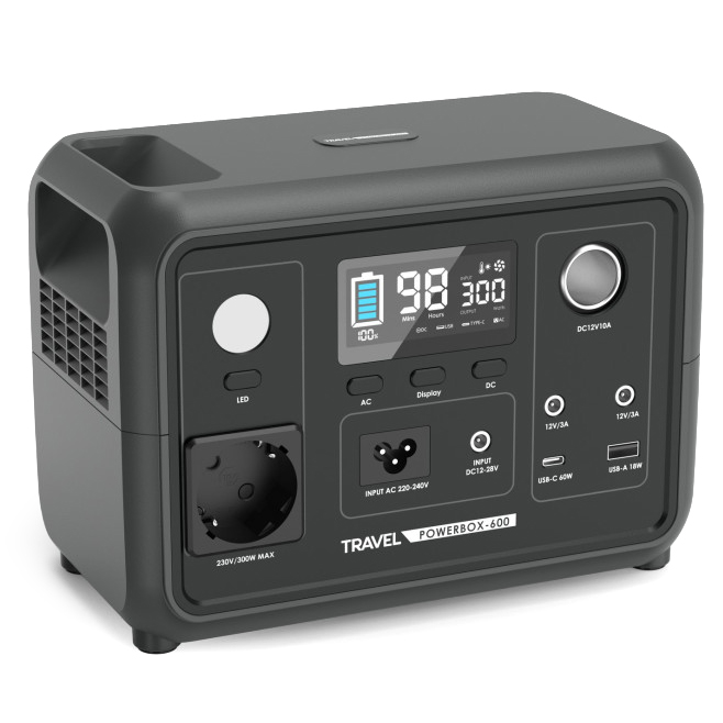 Stacja zasilania VOLT Polska Travel Powerbox 600 (300W) Magazyn energii