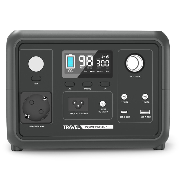 Stacja zasilania VOLT Polska Travel Powerbox 600 (300W) Magazyn energii