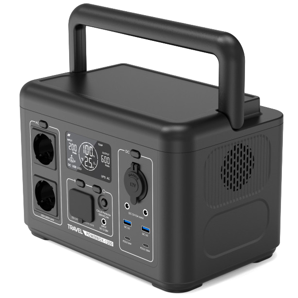Stacja zasilania VOLT Polska Travel Powerbox 1200 600W Magazyn energii UPS