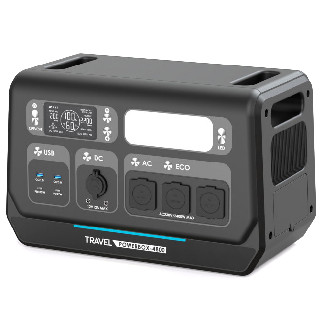 Stacja zasilania VOLT Polska Travel Powerbox 4800 2400W Magazyn energii