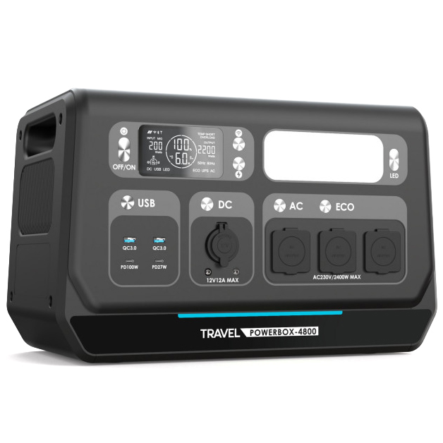 Stacja zasilania VOLT Polska Travel Powerbox 4800 2400W Magazyn energii