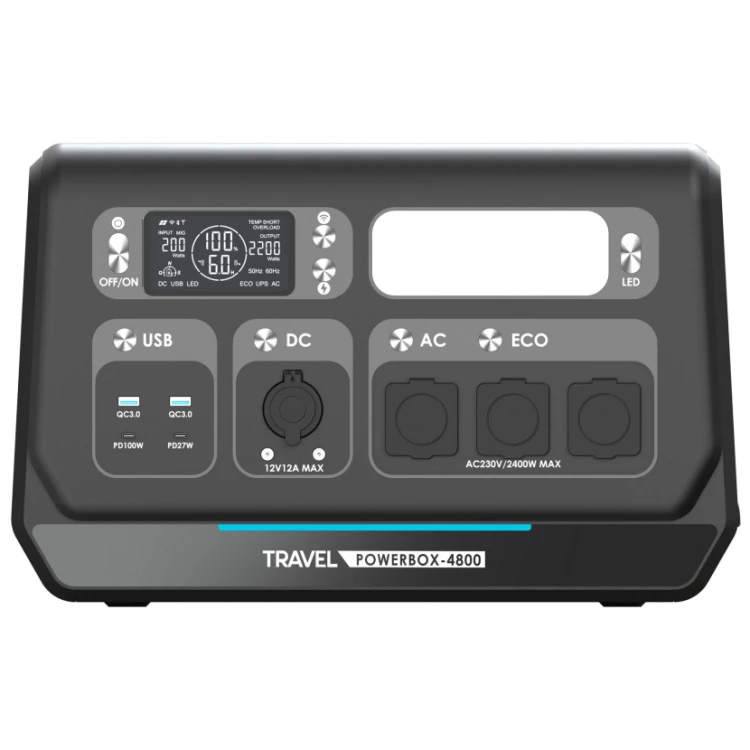 Stacja zasilania VOLT Polska Travel Powerbox 4800 2400W Magazyn energii