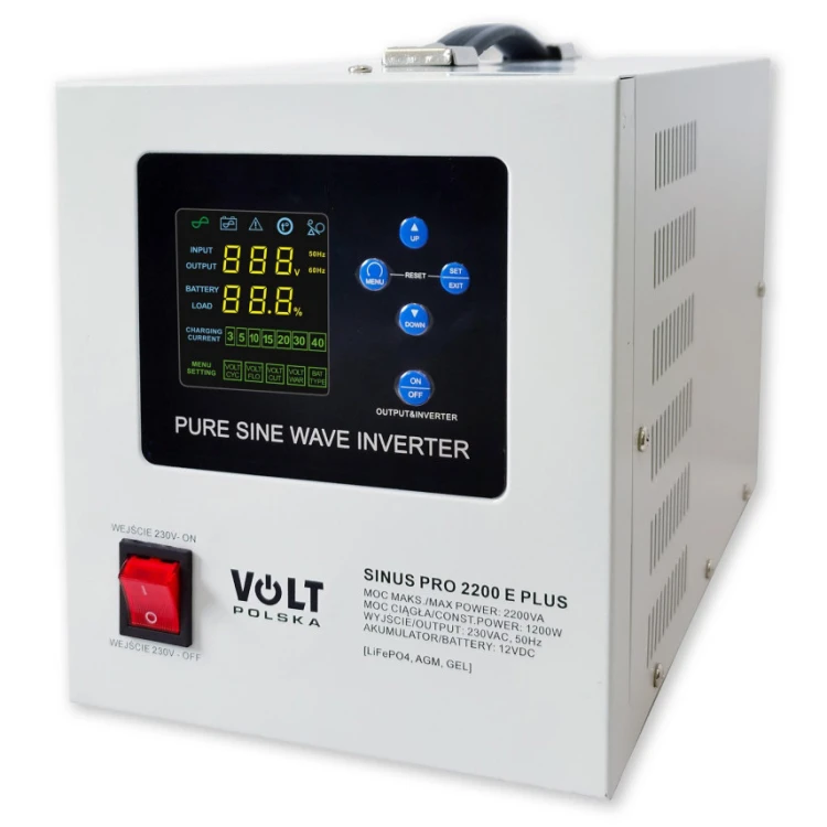 Volt Zasilacz awaryjny Przetwornica UPS SINUS PRO 2200 E PLUS 12/230V (1200/2200W)
