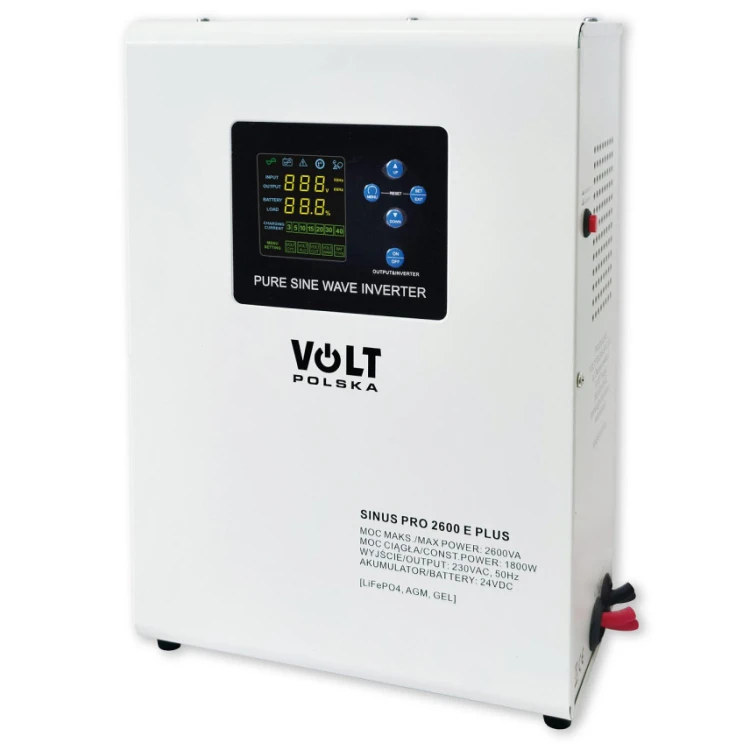 Volt Zasilacz awaryjny Przetwornica UPS SINUS PRO 2600 E PLUS 12/230V (1800/2600W)