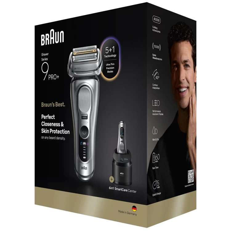 Golarka elektryczna BRAUN Seria 9 9667CC PRO+ Na mokro i sucho