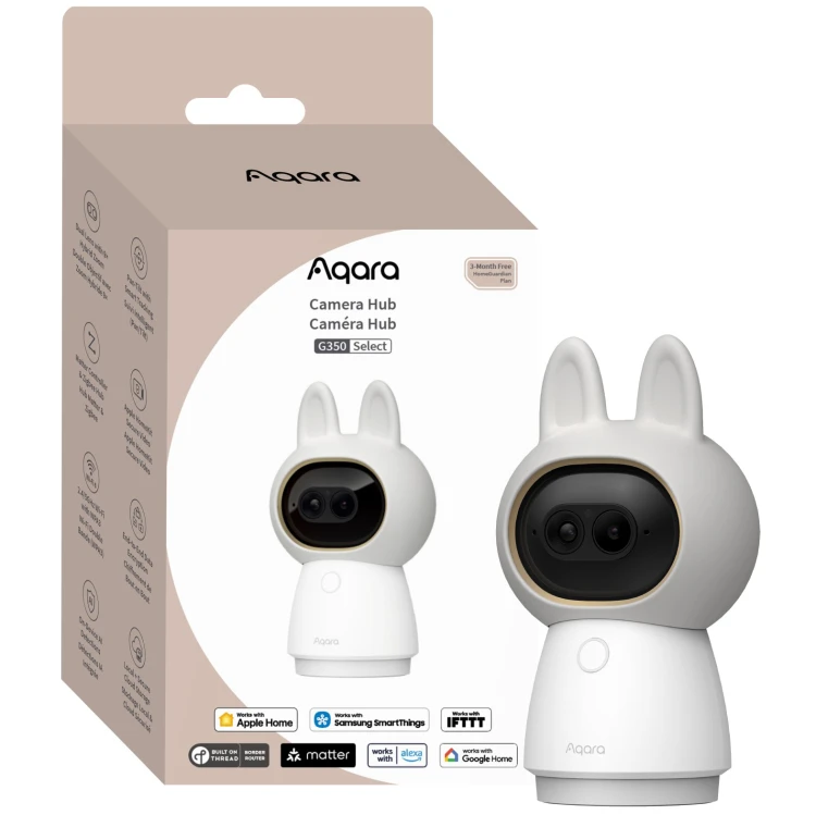 Aqara Camera Hub G350 Select Kamera IP 4K Wi-Fi Matter 1.5 Zigbee Thread