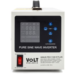 Volt Zasilacz awaryjny Przetwornica UPS SINUS PRO 1100 E PLUS 12/230V (700/1100W)
