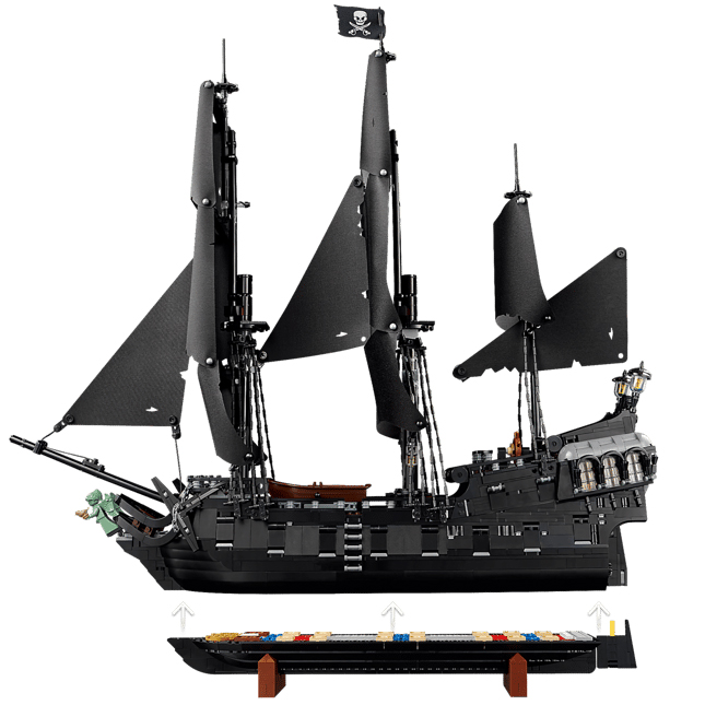 LEGO ICONS 10365 Statek piracki kapitana Jacka Sparrowa