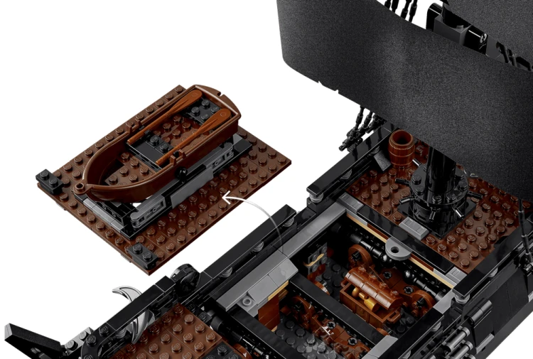 LEGO ICONS 10365 Statek piracki kapitana Jacka Sparrowa