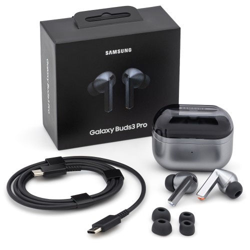 Słuchawki dokanałowe Samsung Galaxy Buds3 Pro ANC Srebrne