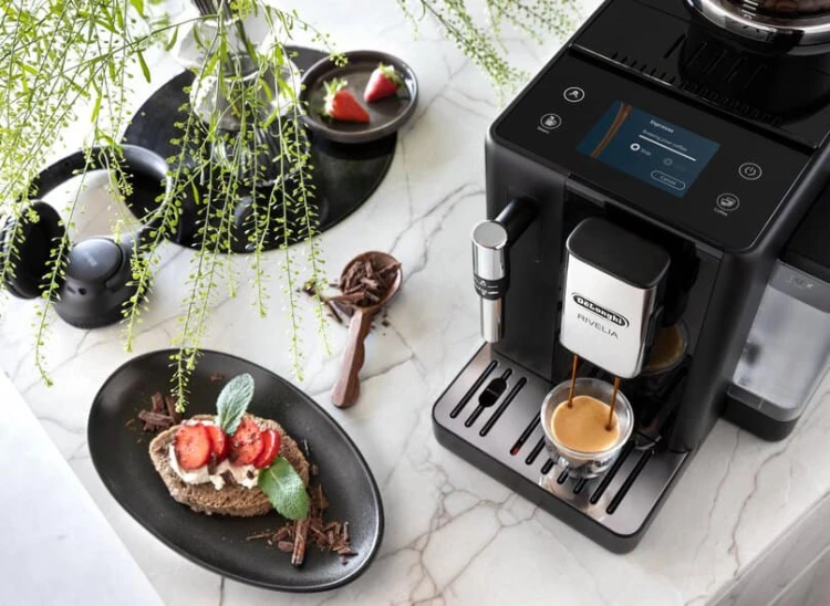 Ekspres ciśnieniowy DeLonghi EXAM440.35.B Rivelia Onyx Black