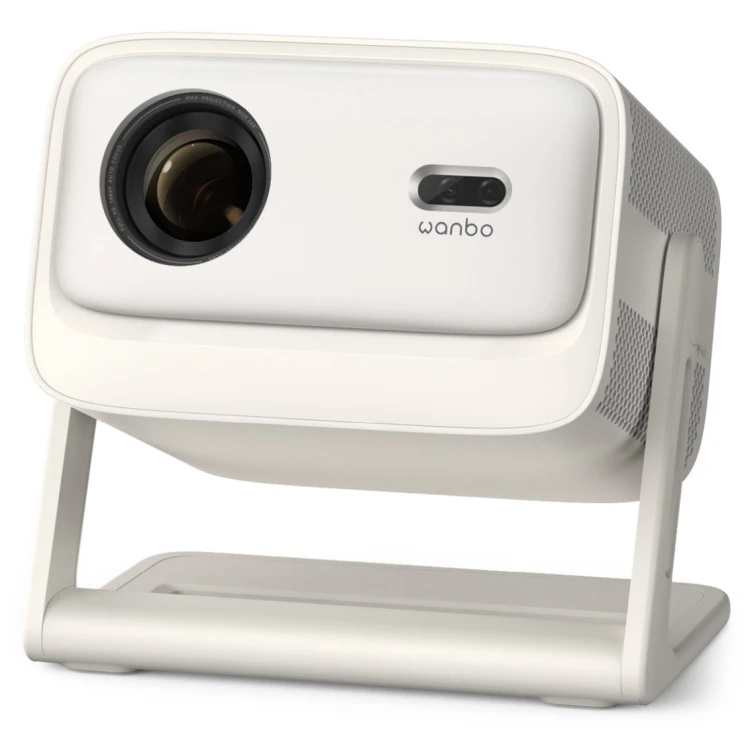 Wanbo Vali 1 Pro Beżowy | Projektor | 900 ANSI Lumen, Full HD, Google TV, Gimbal