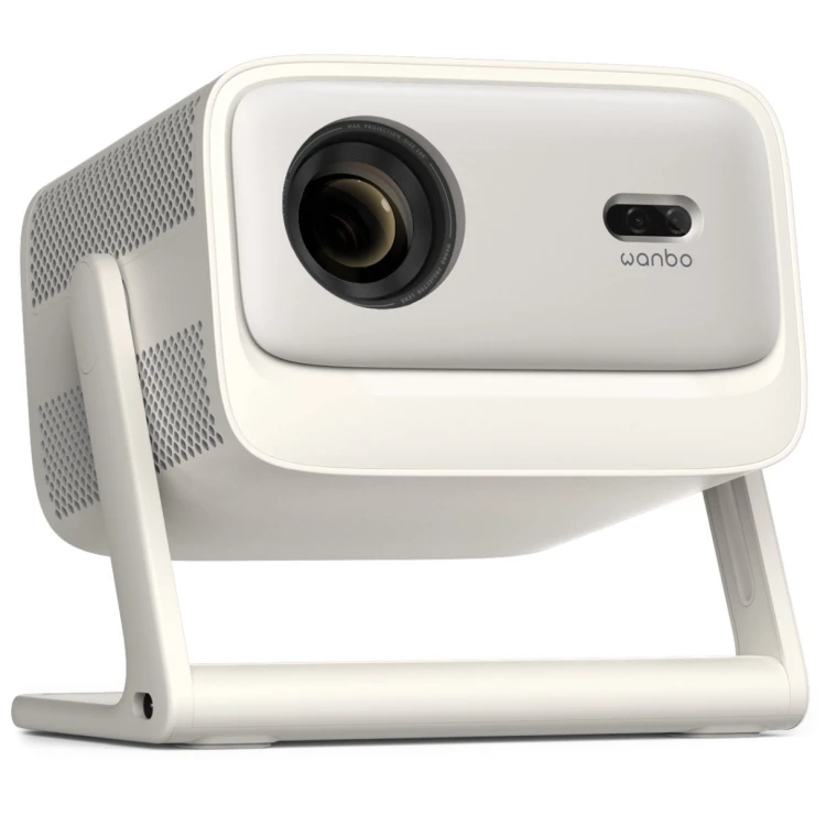 Wanbo Vali 1 Pro Beżowy | Projektor | 900 ANSI Lumen, Full HD, Google TV, Gimbal