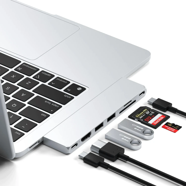 Adapter Satechi hub do MacBook USB4 USB-C 2x USB-A HDMI SD microSD