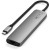 Satechi 7-in-1 USB-C Slim Wieloportowy Adapter USB-C Ethernet Space Grey