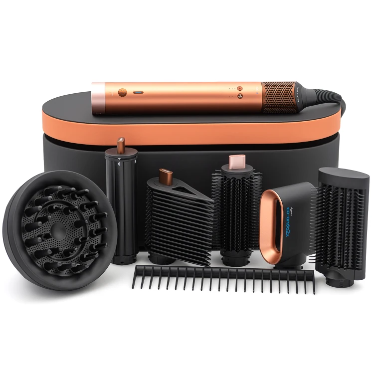 Lokówko suszarka Multistyler Dyson Airwrap Co‑anda2x Curly+Coily Bursztynowy Jedwab