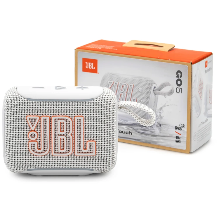 Głośnik przenośny mobilny bezprzewodowy JBL Go 5 Biały