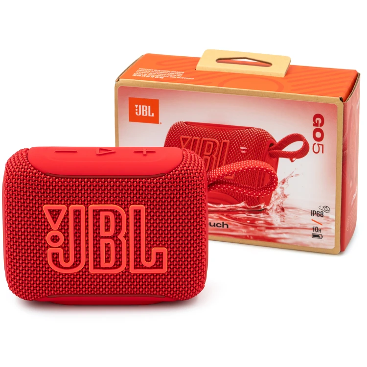 Głośnik przenośny mobilny bezprzewodowy JBL Go 5 Czerwony
