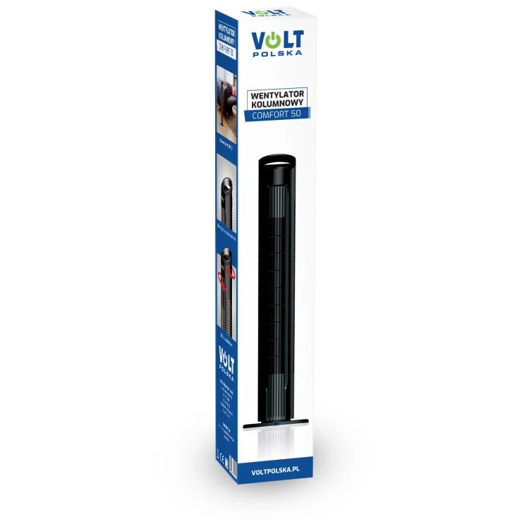 Wentylator wiatrak kolumnowy czarny Volt COMFORT 50