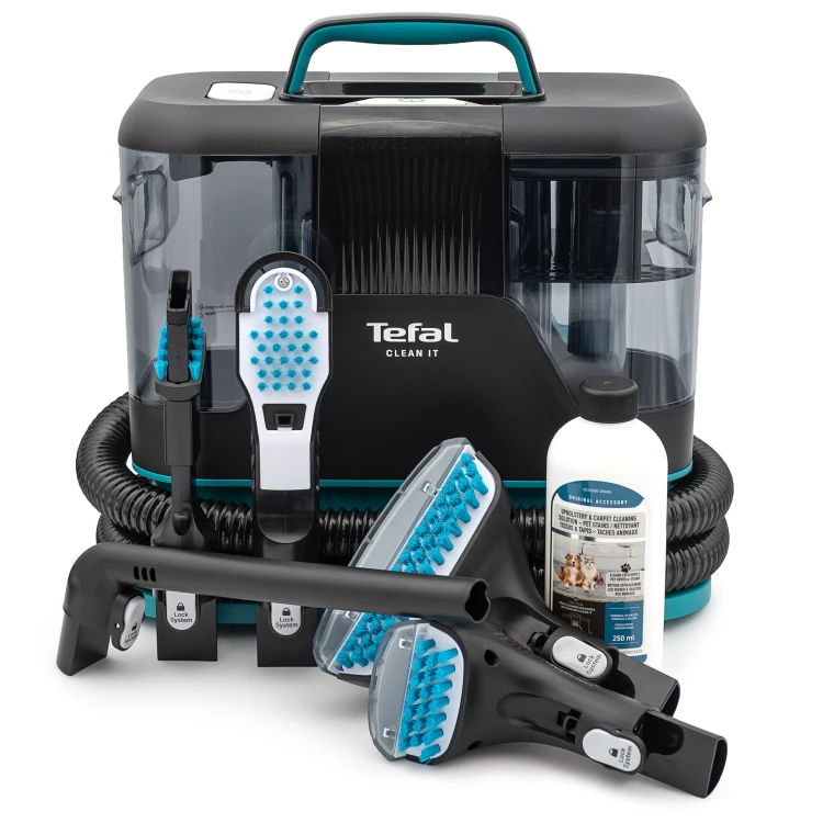 Odkurzacz piorący Tefal Clean It IZ5020 do tapicerki dywanów kanapy 750W