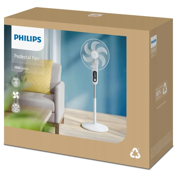 Wentylator stojący PHILIPS Seria 1000 CX1220/00 Biały