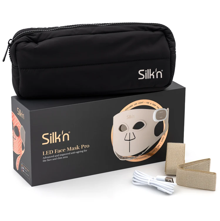 Maska LED na twarz PRO bezprzewodowa Silk'n terapia światłem fotonowa