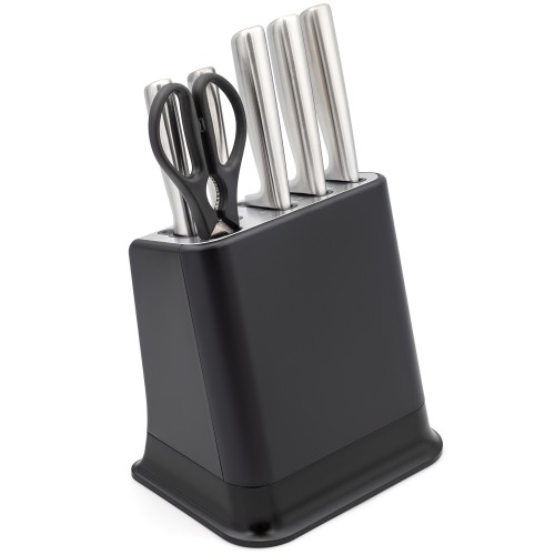 Noże ze stali nierdzewnej TEFAL EverSharp Pro blok ostrzałka K2977S44