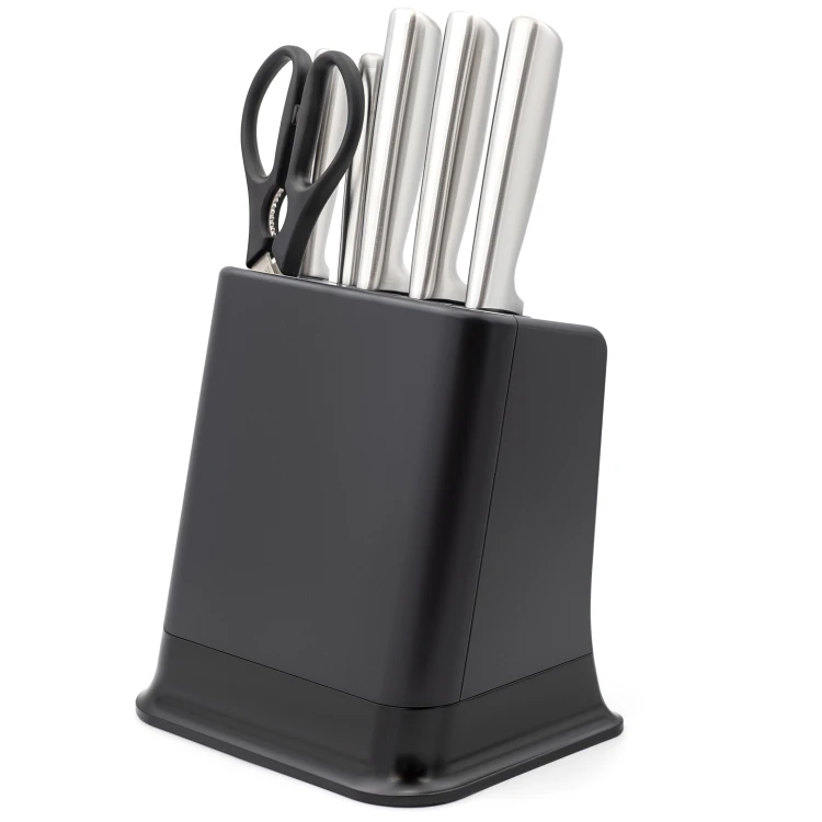Noże ze stali nierdzewnej TEFAL EverSharp Pro blok ostrzałka K2977S44