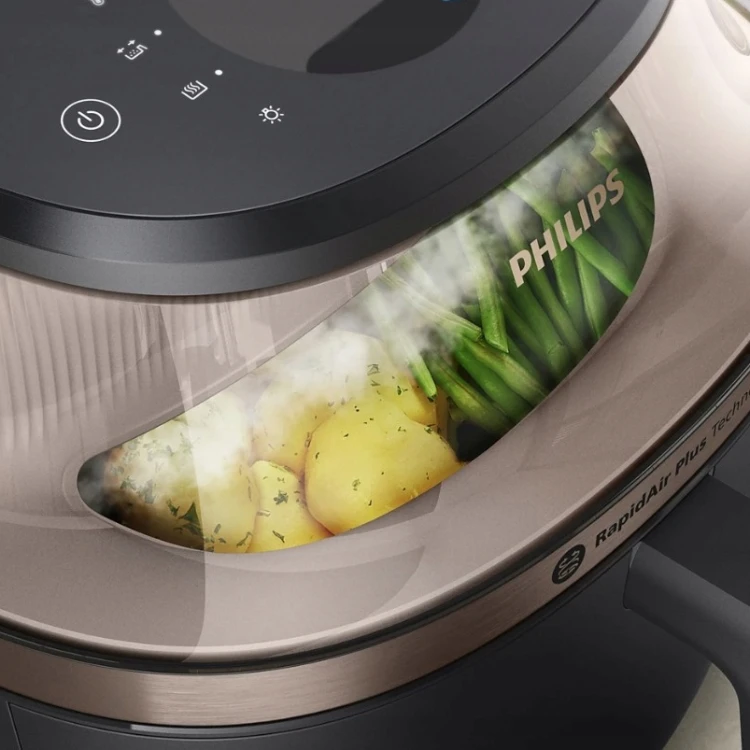 Frytkownica beztłuszczowa AIRFRYER Philips NA547/07 Gotowanie na parze 7,2L