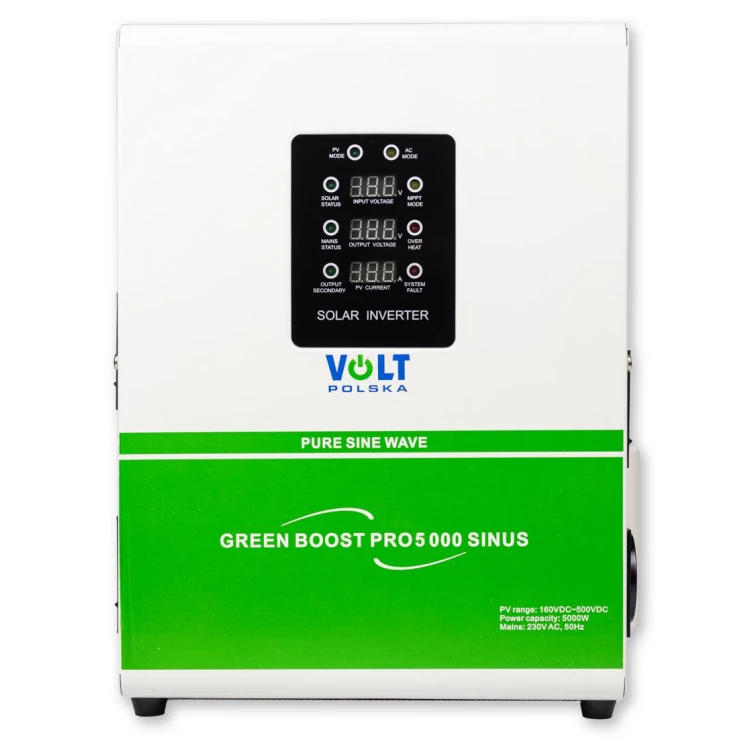 Volt Przetwornica solarna GREEN BOOST PRO 5000 SINUS BYPASS (160-500VDC)