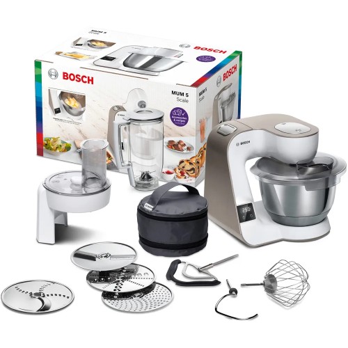 Robot kuchenny z wbudowaną wagą Bosch MUM 5 MUM5XW20