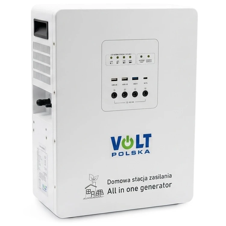 VOLT DOMOWA STACJA ZASILANIA 600W 25.6V 50Ah 1280Wh + MPPT