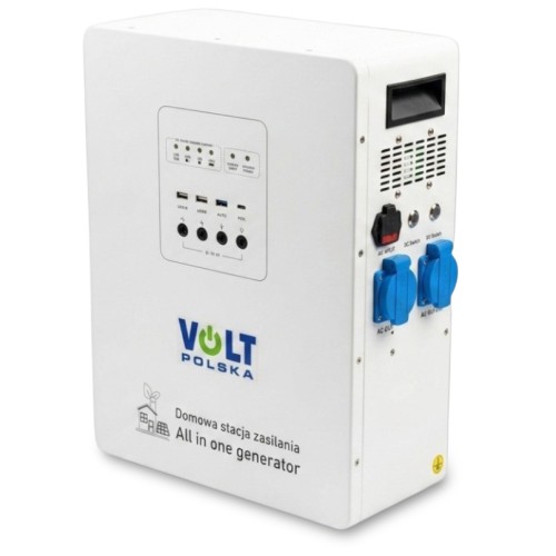 VOLT DOMOWA STACJA ZASILANIA 600W 25.6V 50Ah 1280Wh + MPPT