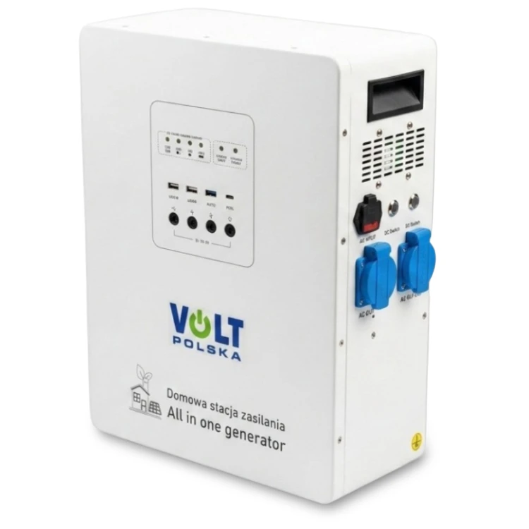 VOLT DOMOWA STACJA ZASILANIA 600W 25.6V 50Ah 1280Wh + MPPT