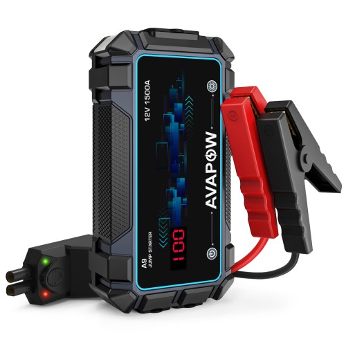 AVAPOW A9 1500A Booster Starter Urządzenie Rozruchowe Jump Starter