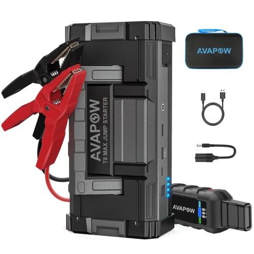 Avapow T8 Max 6000A Booster Starter Urządzenie Rozruchowe Jump Starter