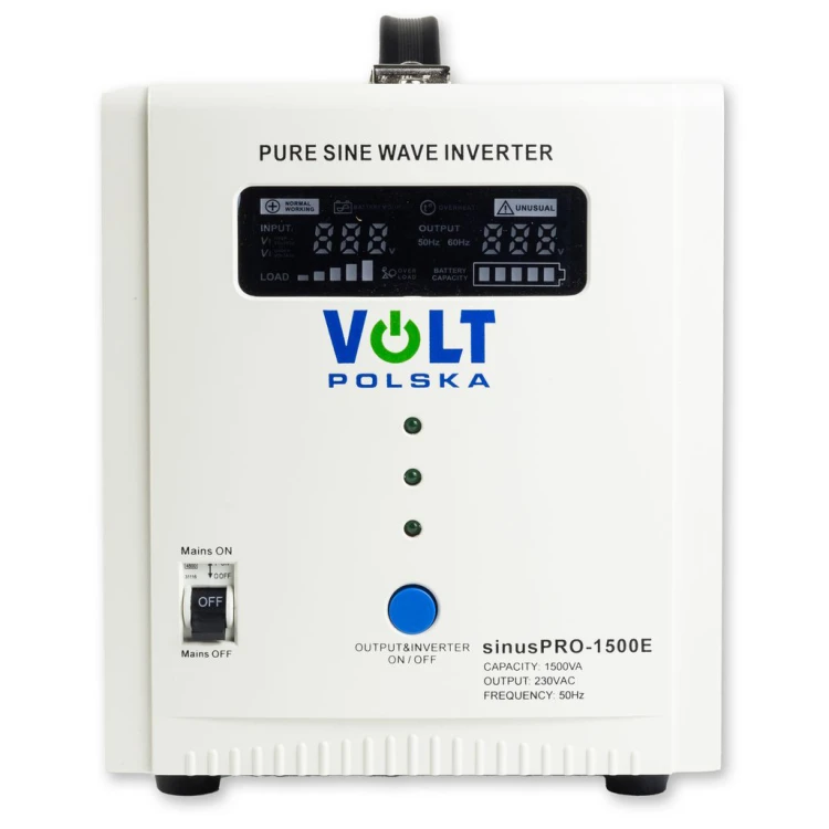 Volt Zasilacz awaryjny Przetwornica UPS SINUS PRO 1500 E 12/230V 1000/1500W