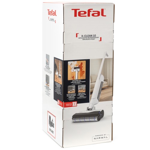 Odkurzacz pionowy bezprzewodowy myjący Tefal X-Clean 10 GF7540