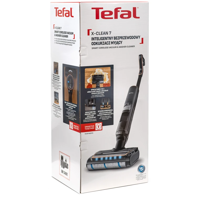 Bezprzewodowy odkurzacz myjący Tefal X-Clean 7 GF7540FO