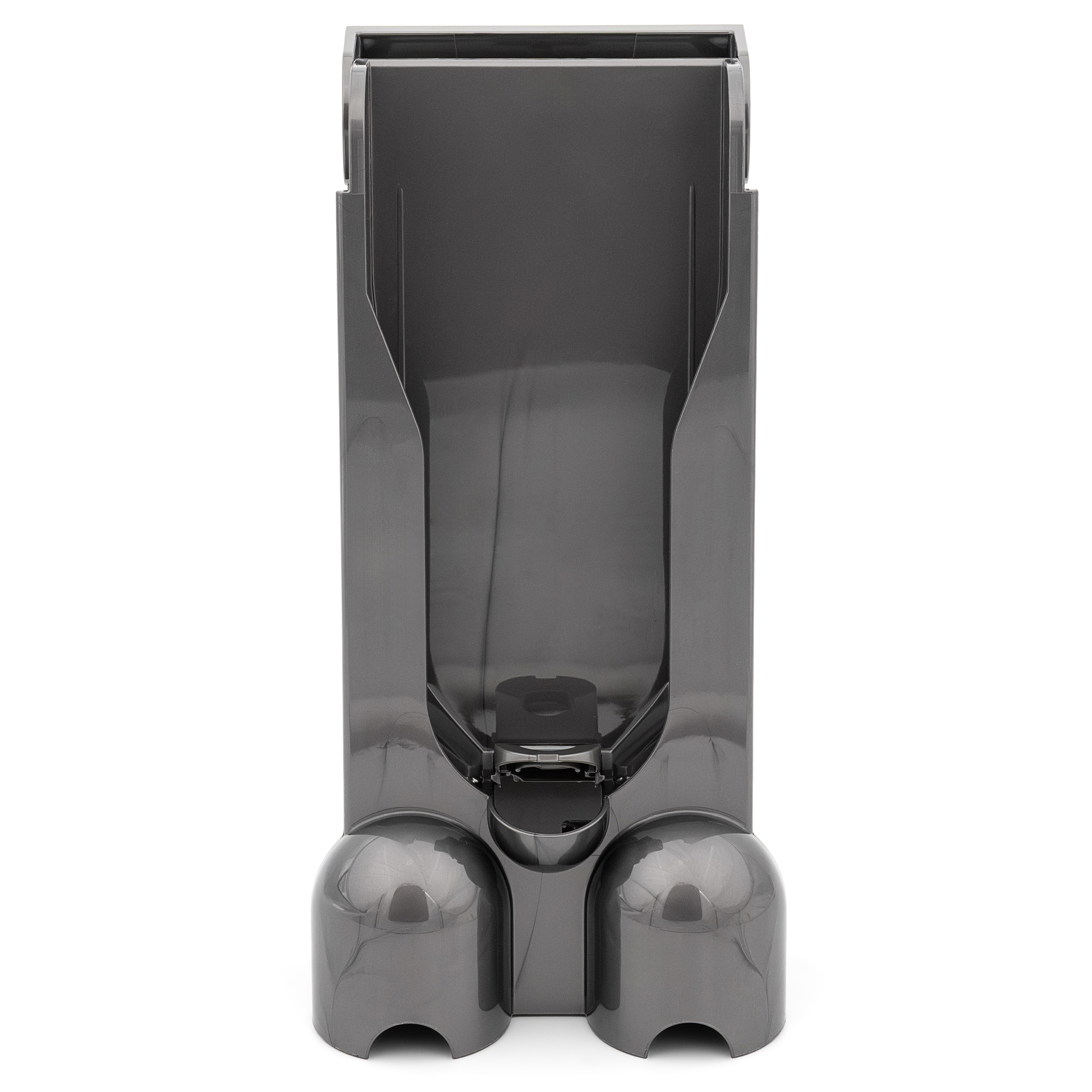 Szara stacja dokująca i zasilacz do odkurzacza Dyson V15 Detect Absolute.