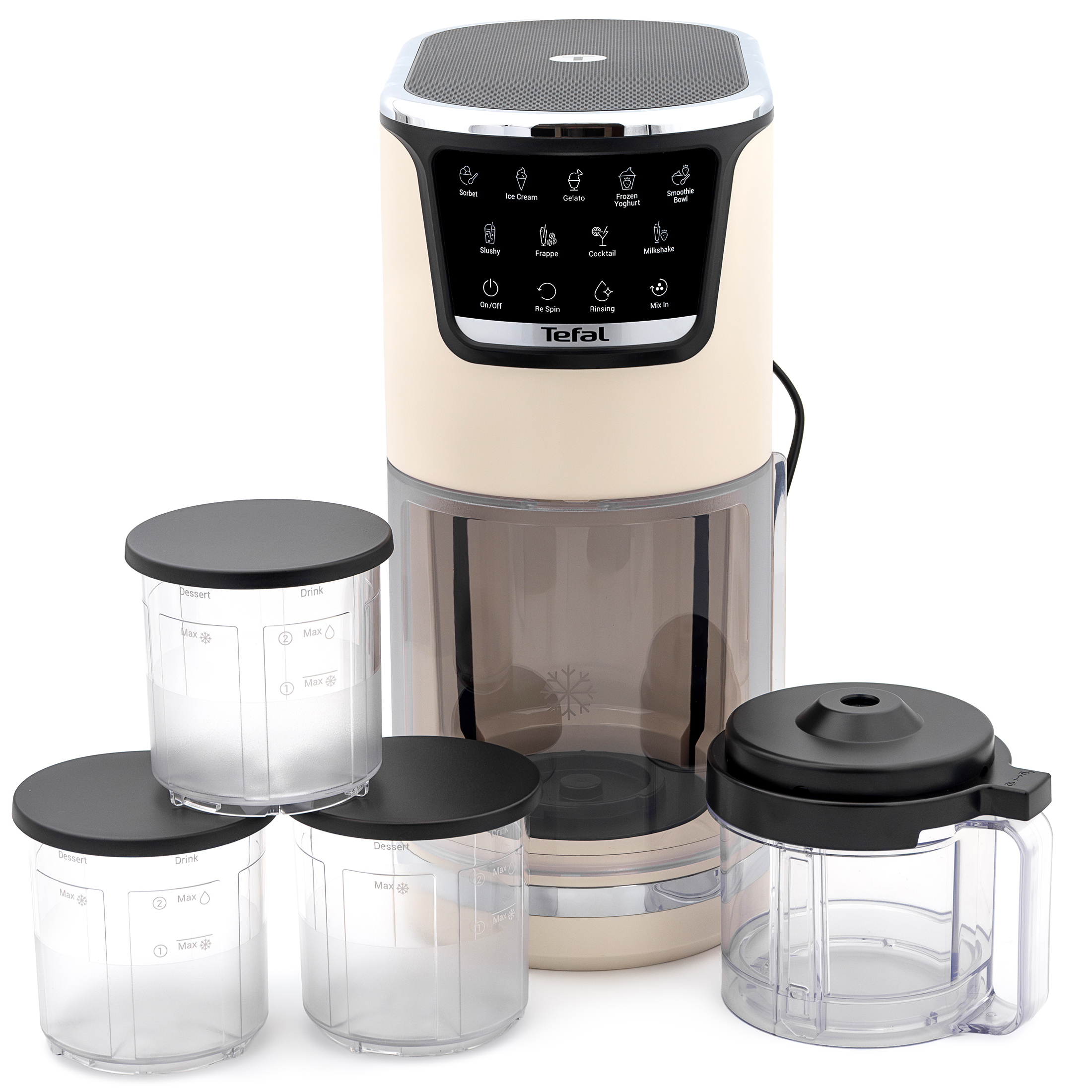 Maszyna do robienia lodów TEFAL Dolci IG602AE0 10 programów 1,4 l 600 W